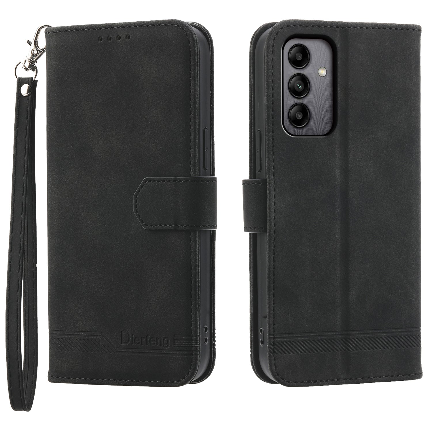 DIERFENG DF-03 For Samsung Galaxy A05s 4G Case Slim-Fit PU Leather Stand Cover Phone Shell Wallet DIERFENG DF-03 For Samsung Galaxy A05s 4G Case Slim-Fit PU Leather Stand Cover Phone Shell Wallet